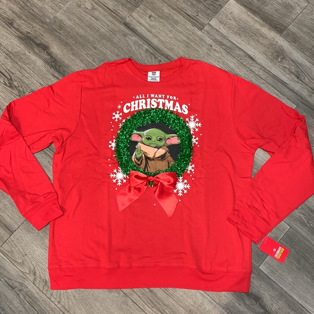 ⚡️ 🆕 Disney Star Wars Yoda Ugly Christmas Sweater - Picture 12 of 16